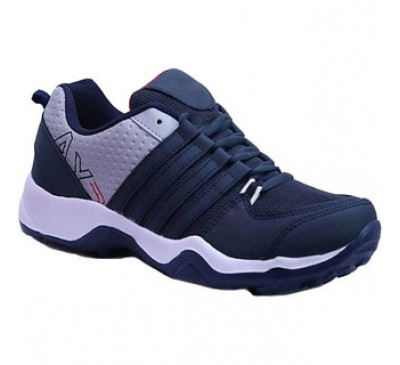 Clymb Men's Navy Lace-up Smart Casual Shoes